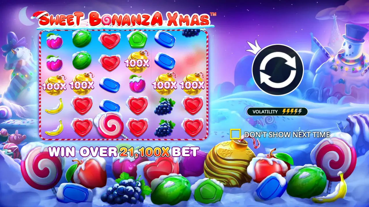 Sweet Bonanza Xmas (Christmas) – Test, Demo & Unterschiede